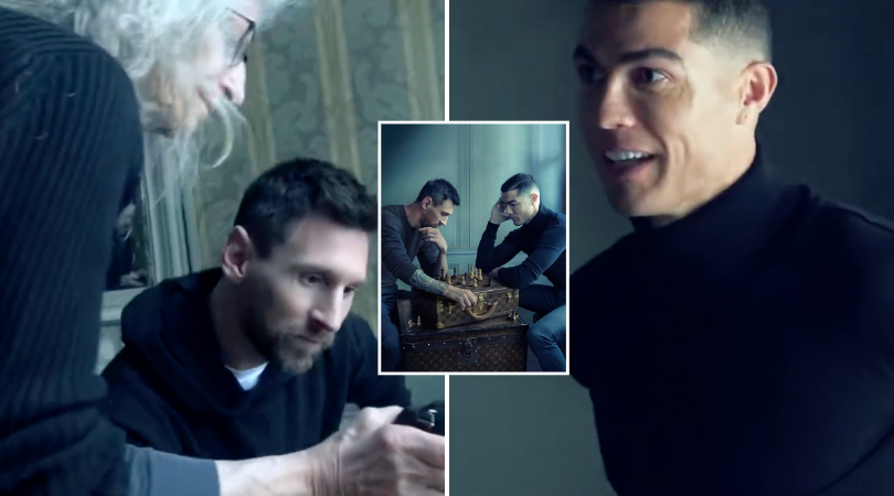 FOTO: a imagem de Ronaldo e Messi que passou despercebida no clássico - CNN  Portugal