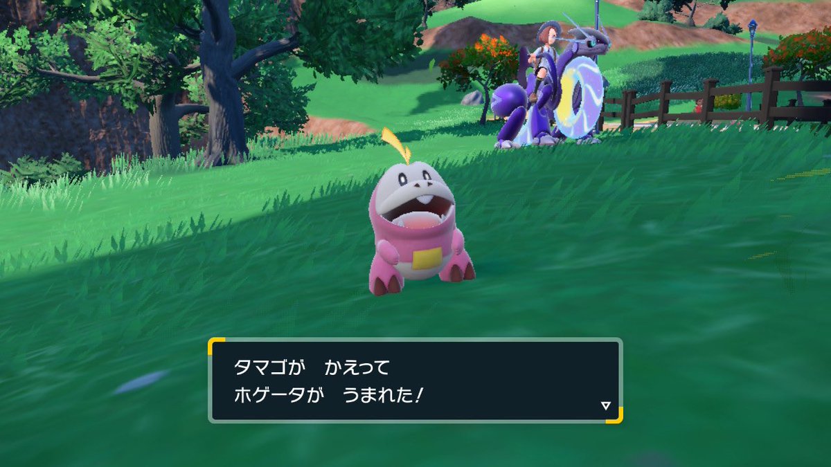 kataroosu1002's tweet photo. ホゲータ色違いきちゃあああああ！
#ポケモンバイオレット https://t.co/ZBAwL19q1F