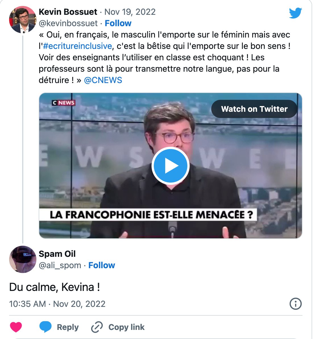 LakerSpom's tweet image. Mouhahaha!!! Je viens d'être bloqué par un Übermensch : @kevinbossuet. Twitter devient très poilant, ce dimanche..