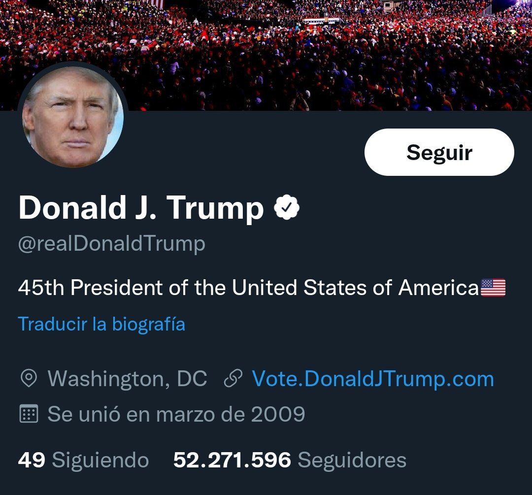 Encuestando's tweet photo. Elon Musk reactiva la cuenta de twitter de Donald Trump

📊 ¿Estás a favor de esta decisión?

🔃 SÍ
♥️ NO https://t.co/9felxkrJ3P