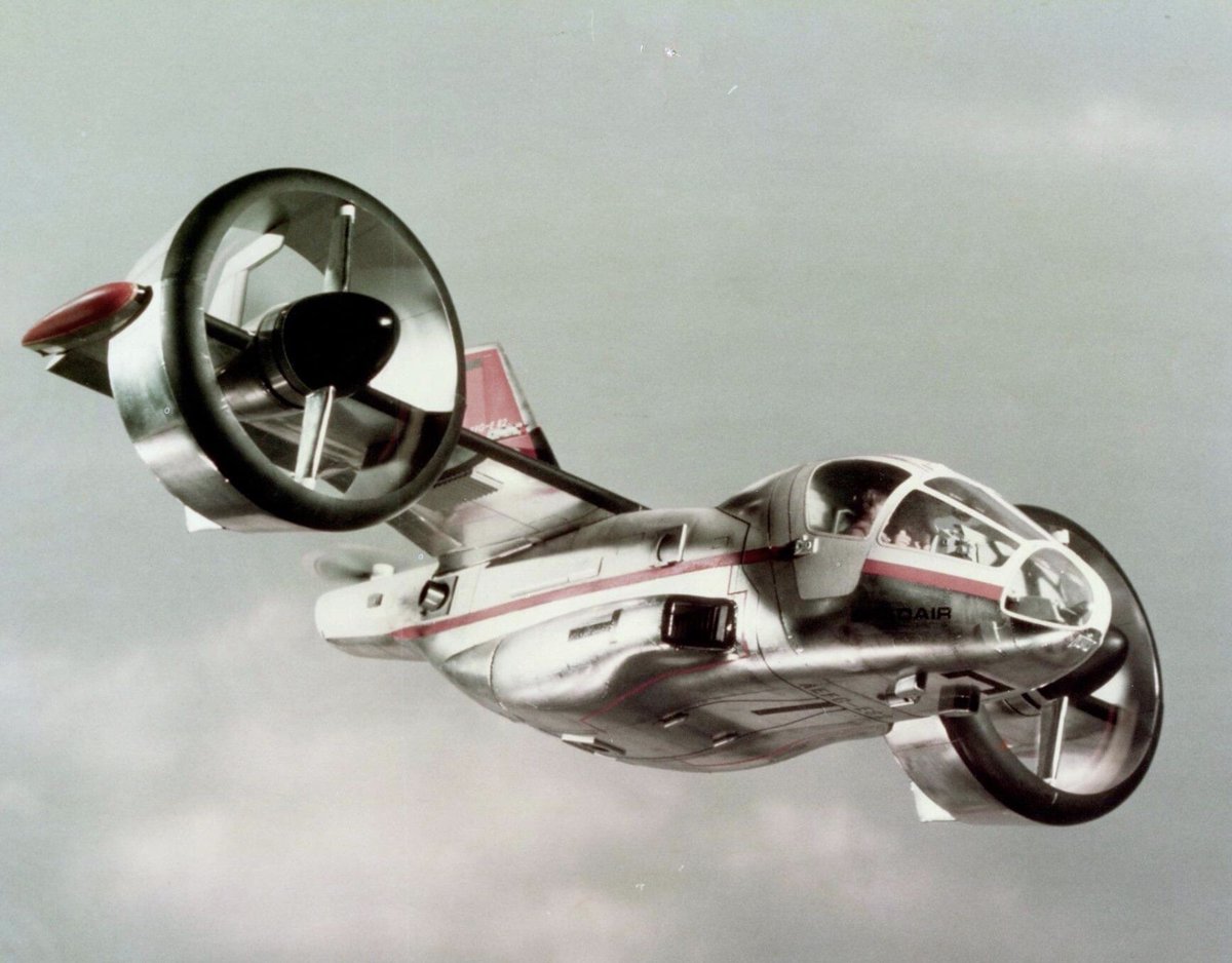 philzink's tweet photo. UFO 
SHADAIR KINGFISHER VTOL (vertical takeoff and landing) and another piece of stunning concept art from Mike Trim. 
#UFO #gerryanderson #shadair #kingfisher #vtol #miketrim https://t.co/RQ2FADTkf2