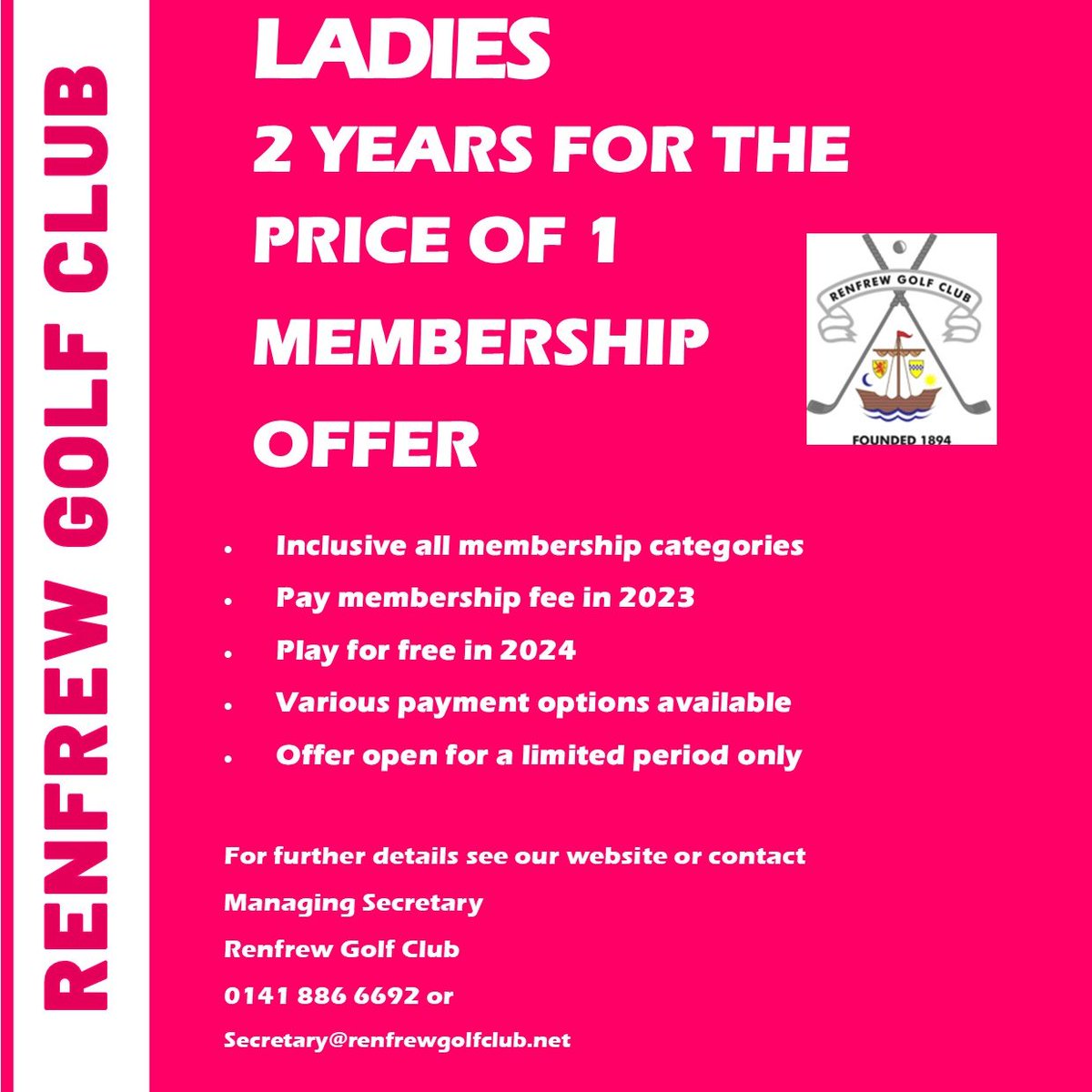Renfrew Golf Club (@renfrewgolf) on Twitter photo 