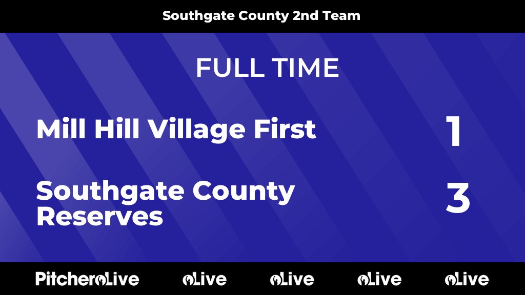 southgatecounty's tweet photo. FULL TIME: Mill Hill Village First 1 - 3 Southgate County Reserves
#MILSOU #Pitchero
https://t.co/VsYoqh9cBJ https://t.co/zKrsaTwUMx