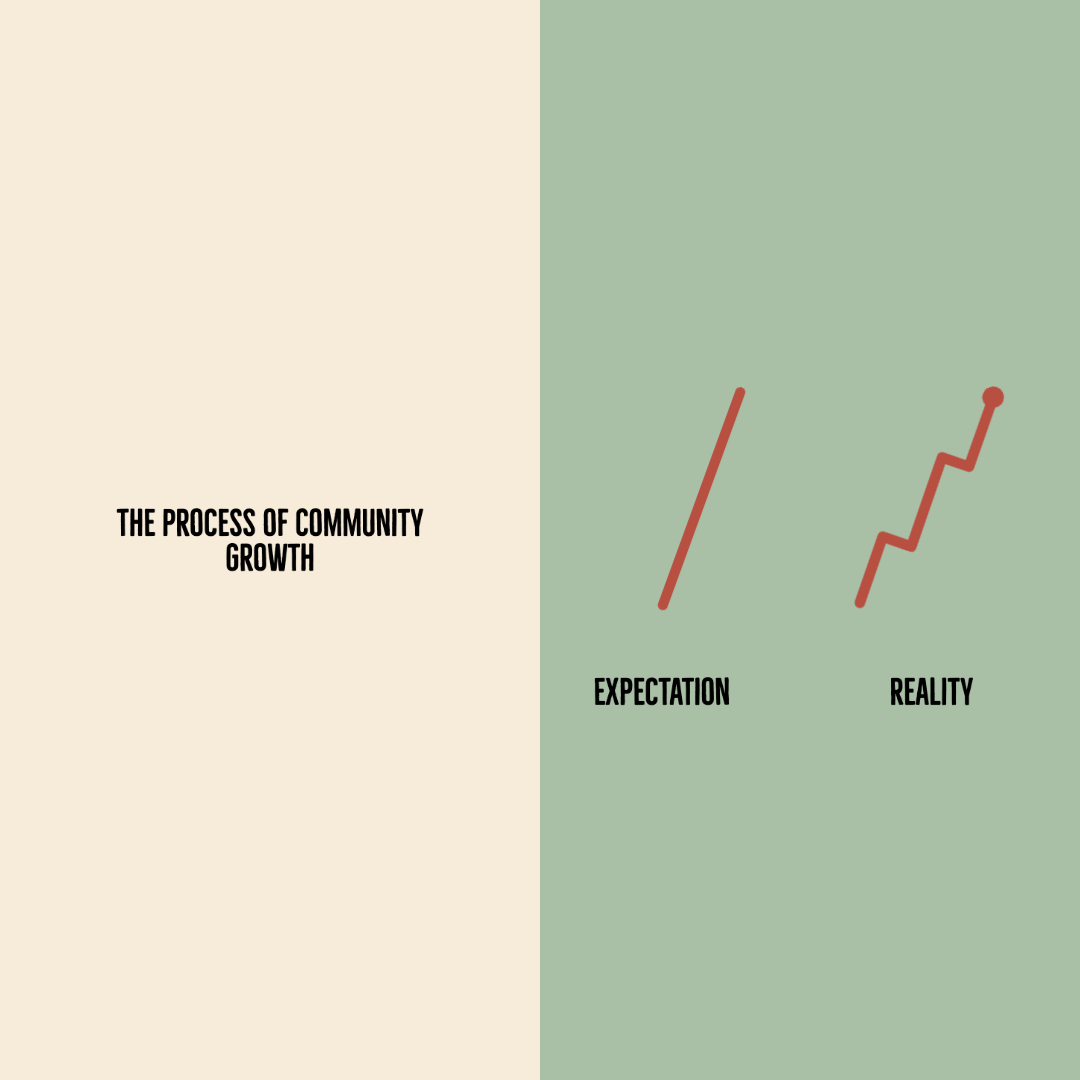 Kasp_eth's tweet photo. Step by Step. 
Building a community requires patience and consistency. 

Growth often comes gradually, then arrives suddenly. Especially in Web3 

#nfts #NFTs #web3 https://t.co/1rJD8fk9E8