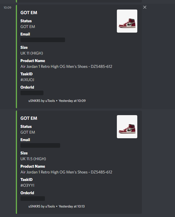 iamothmann's tweet photo. Dubs on Dubs

Bot: @uSNKRS @utools_success @uTools_
Proxies: @RetailByRampage
Server: @ToxicServerss 
Auto Verifier: @No3DS https://t.co/E8mlspWEVM