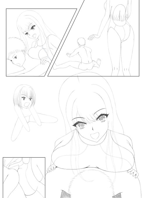 途中絵を上げて自己肯定感を上げていく～～(*'▽') 