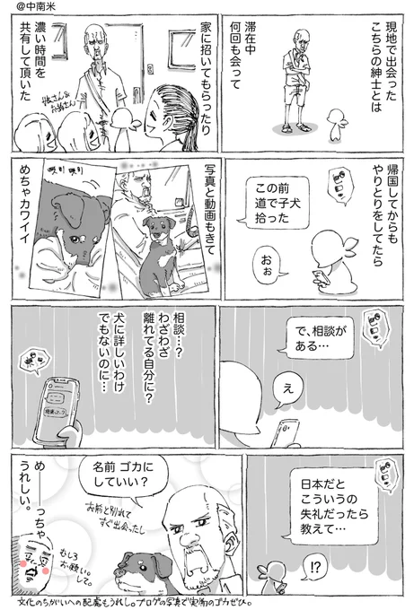 海外紳士からきた子犬にまつわる重大な相談。 