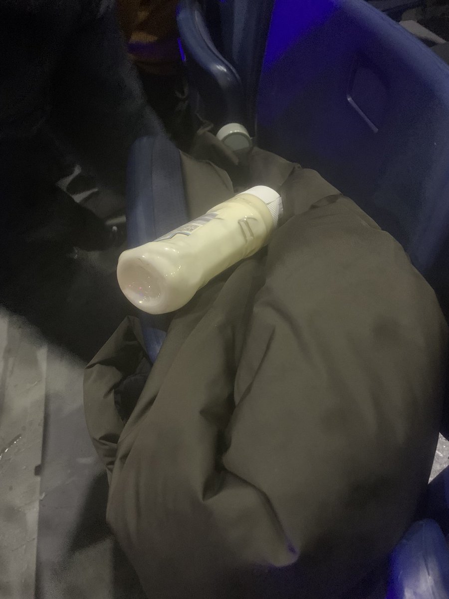 Who brings a bottle of mayo to a gig #crouchfest