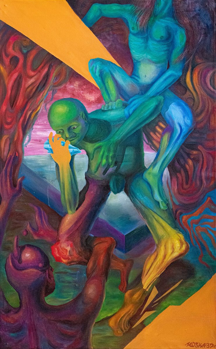 Gm!

„Diamont hunting“ 

Oil on canvas

150x90