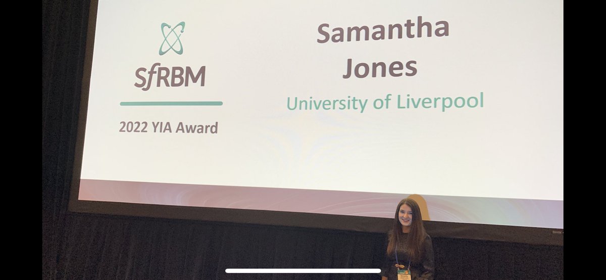 Anne91011's tweet photo. Still excited that @Dr_SWJones won the prestigious Young Investigator Award for her work on @MicroAgeUoL last night. So well deserved but always lovely when others recognise how fab our team are too, we need to say this much more often. @LivuniILCaMS. Proud of the whole team. https://t.co/jdemRN9IvE