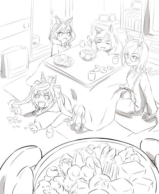 描く時期間違えた気がするwip 