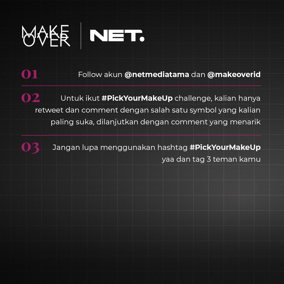 mdtvindonesia's tweet image. Mau dapetin Transferproof Matte Lip Cream dan Hyperblack Superstay Liner dari Make Over?
Caranya gampang banget! Ikutan #PickYourMakeUp Challenge!
 
Cek info lengkapnya pada banner di slide kedua
#NETXMAKEOVER