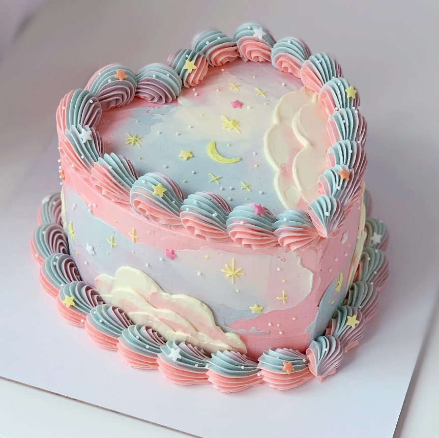 prettiestavenue's tweet photo. pastel sky cakes by aprilsbakerlondon https://t.co/xUTOyXaYZO