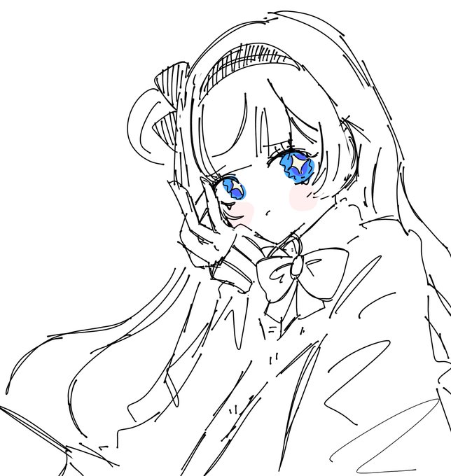 お友がアイコンメーカーで作ってくれたやつ描いた 