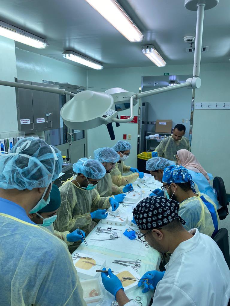 FahdAlyami's tweet image. بفضل الله الانتهاء من ورشة عمل متقدمة في ترميم المثانة الجراحي  في مستشفى الملك فيصل التخصصي وبحضور  ١٦ متدرب @KFSHRC