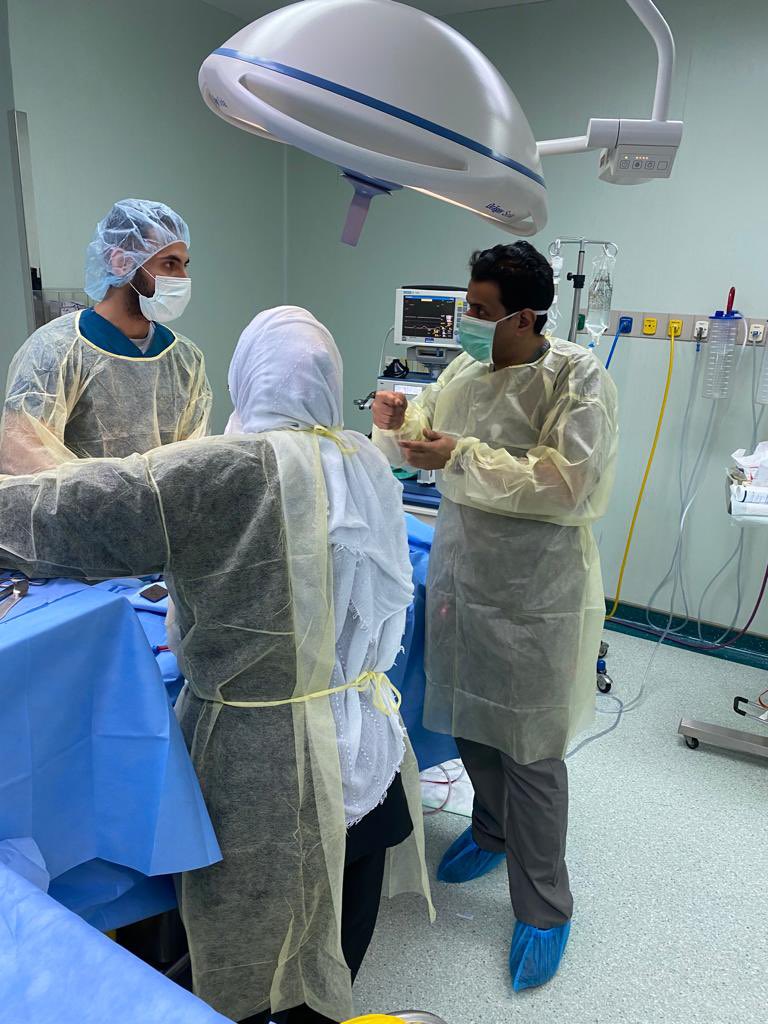 FahdAlyami's tweet image. بفضل الله الانتهاء من ورشة عمل متقدمة في ترميم المثانة الجراحي  في مستشفى الملك فيصل التخصصي وبحضور  ١٦ متدرب @KFSHRC