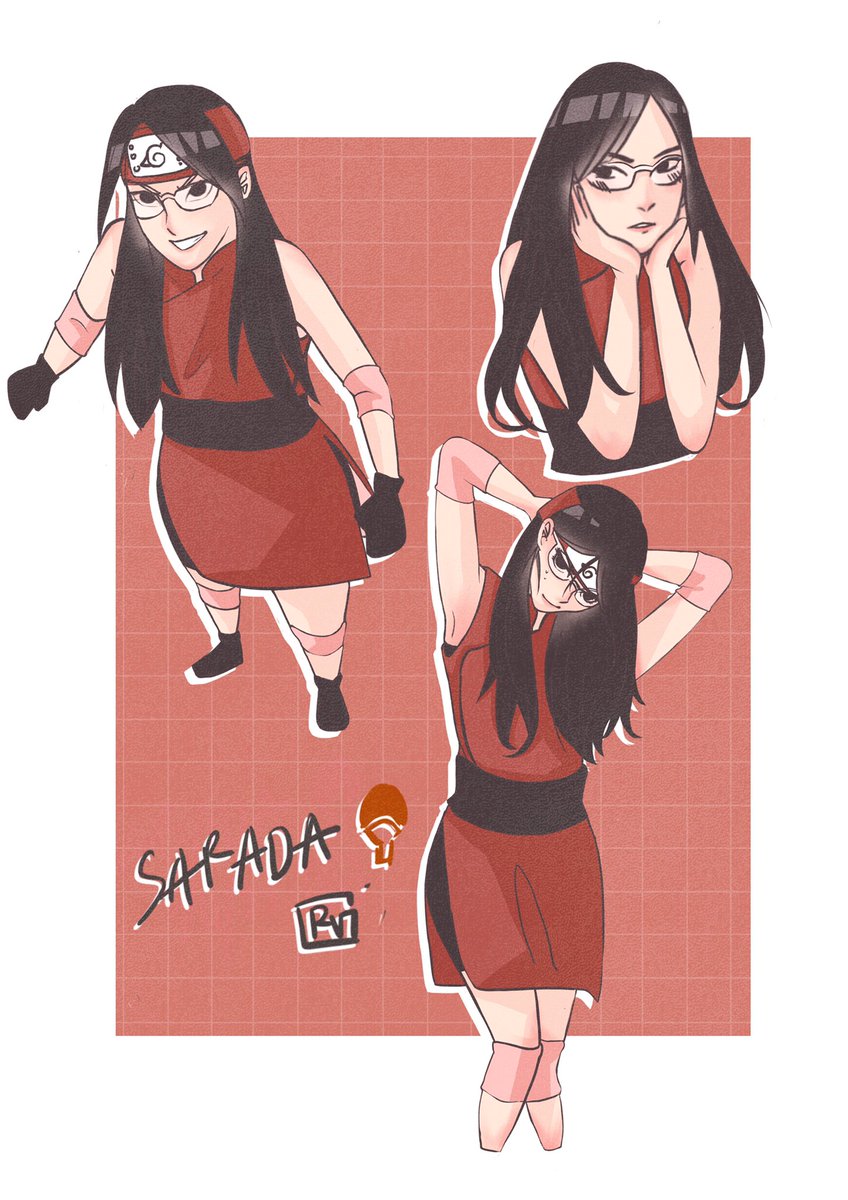 Uchiha Princess #uchihasarada #saradauchiha #sarada #uchiha #fanart