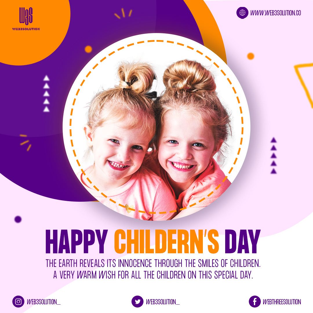 web3solution_'s tweet image. #childerday #happyday #مونديال_قطر_2022 #QatarWorldCup2022 #movefederation #ThalapathyVijay
Happy children day ✅❤