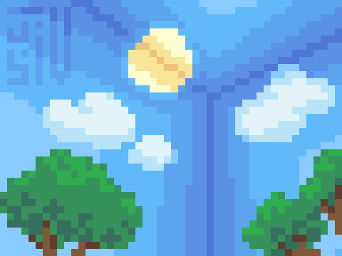 'You ever feel like we're under a #skybox?' @Pixel_Dailies #Pixel_Dailies #PixelArt (1752x Streak!)