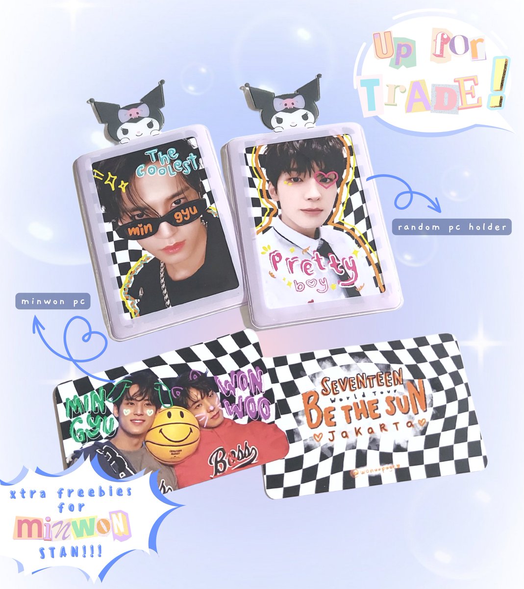 ☀ SEVENTEEN BE THE SUN ☀️
additional show JAKARTA
—freebies by <a href="/wonuupage/">산♡</a> 

‼️details on pics below‼️

see u there, carats!
stay safe &amp; healthy in the meantime<3 

#BETHESUNinJKT #BETHESUNinJAKARTA
#SEVENTEEN