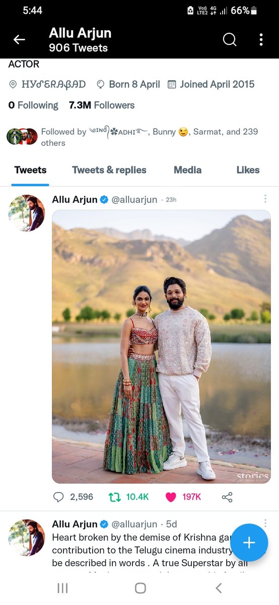 A_ll_u_'s tweet photo. Just Miss Anna 200k ki @alluarjun
#PushpaTheRule https://t.co/gygfOf47JO
