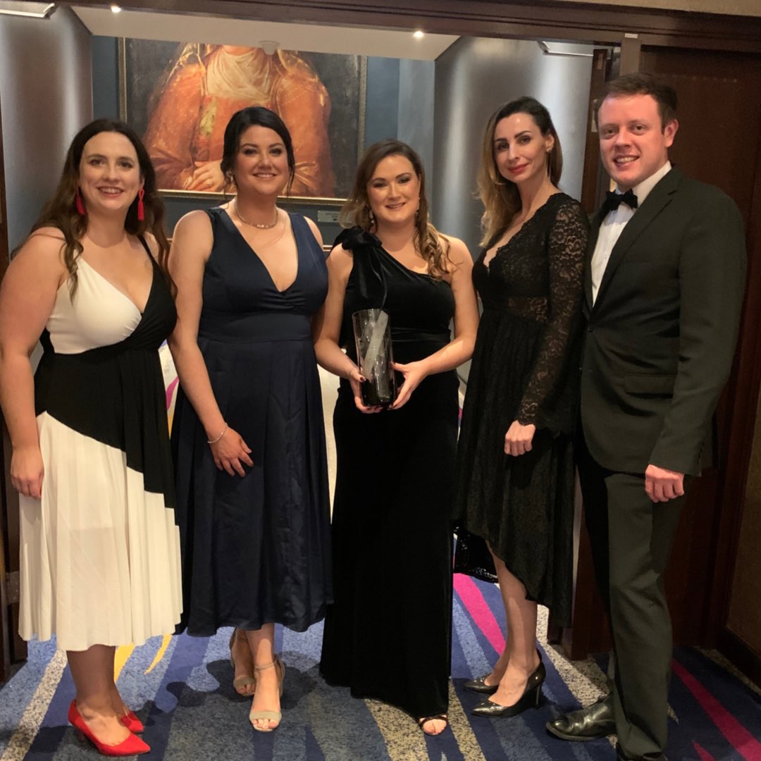 mountjuliet's tweet photo. We were thrilled to win the Hospitality Excellence Award last night at the Kilkenny Chamber Business Awards, at Lyrath Estate, for the 2nd consecutive year!

Thank you to the @KilkennyChamber and the award sponsor PRL and to our wonderful team for this great achievement 🥂 https://t.co/YxhMihsxTZ