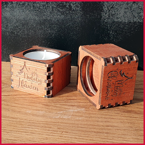 KenMidgleyCraft's tweet photo. Made some Xmas tea-light holders.  One side Merry Christmas, the opposite Nadolig Llawen.  These can be customised.  They can hold a tealight in the top, and hide away a second in the bottom.  I will be placing on my website, but feel free to message me if you want to buy some. https://t.co/Niso656fRU