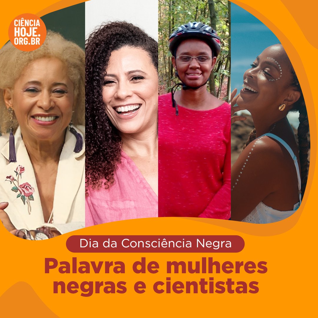 CienciaHoje's tweet image. Neste Dia da Consciência Negra (20/11), apresentamos a vocês uma coletânea de frases de mulheres negras cientistas que tratam de empoderamento e da importância da diversidade e, mas, também, da luta constante contra o racismo que persiste dentro dos ambientes onde se faz ciência.