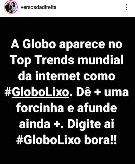 CrivelaroV's tweet photo. #Globolixo vamos subir gente !!!! https://t.co/V5EzCJgbh6