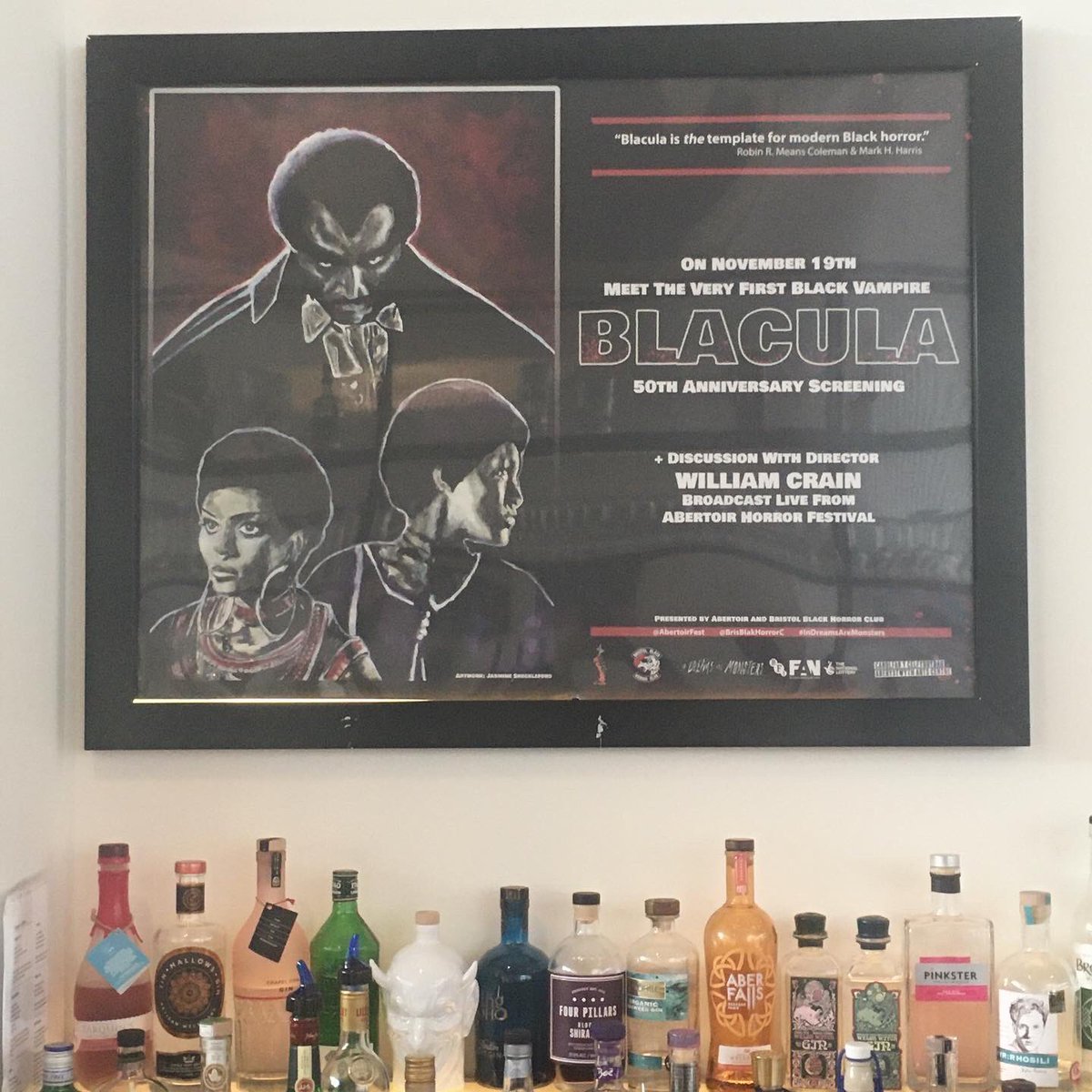 Marczeuk's tweet photo. Thank you to @chapterartscentre  @abertoirfest and the @britishfilminstitute (In Dreams are Monsters season) and especially to the director of this top notch Vampire film,  William Crain, who travelled a long way to give an enchanting q and a. Make that ‘Snake Horror’ man! https://t.co/DIfZpAdUr5