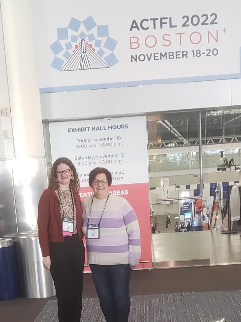 #ACTFL22 was an amazing experience! We can’t wait to bring what we learned back to our students!!