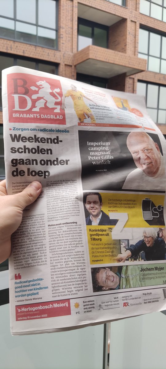 Gisteren al op de #voorpagina van het <a href="/bddenbosch/">Brabants Dagblad</a>  en nu staat het artikel ook online! 📰

Sinds de #verkiezingen is <a href="/VoltDenBosch/">Volt Den Bosch</a> gevolgd door het BD om te kijken hoe #Volt haar weg vindt in de #gemeenteraad. ⚡️

Mooi inkijkje! 💪 

<a href="/VoltNederland/">Volt Nederland 👋</a>

bd.nl/brabant/volt-e…