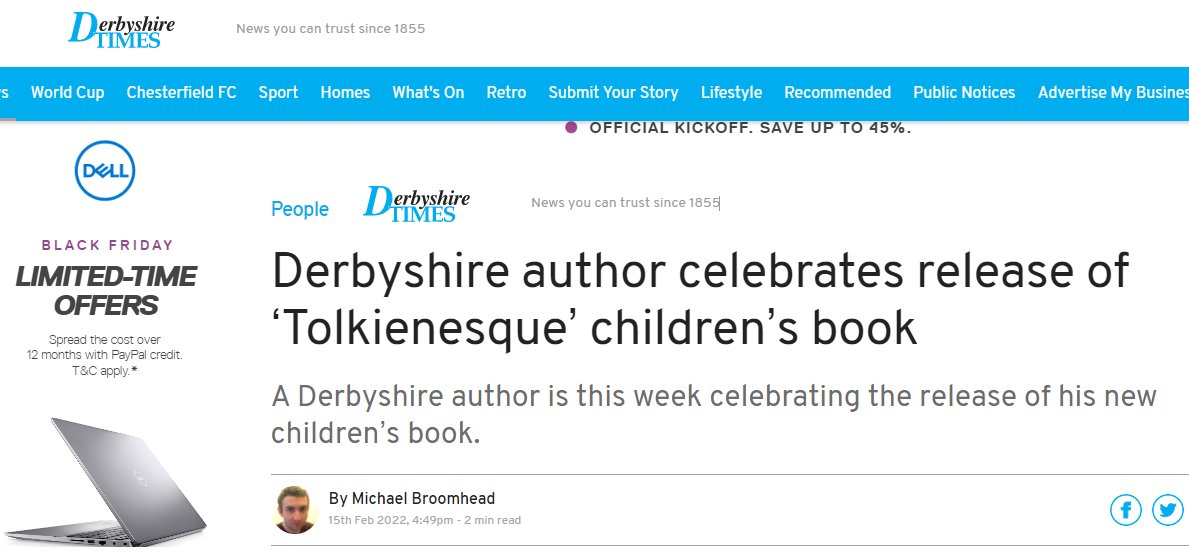 ig_author's tweet image. Derbyshire author celebrates release of ‘Tolkienesque’ children’s book
Ig Oliver is celebrating the release of his new children’s book.
The Butterfly Bee lady and the Bee.
derbyshiretimes.co.uk/news/people/de…
waterstones.com/book/the-butte…