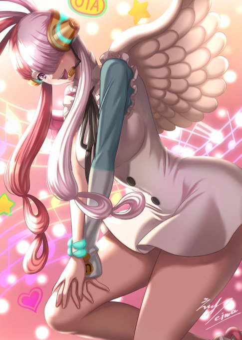 #いい太ももの日 
最近描いたのだと、このウタかな♪ #ONEPIECE 