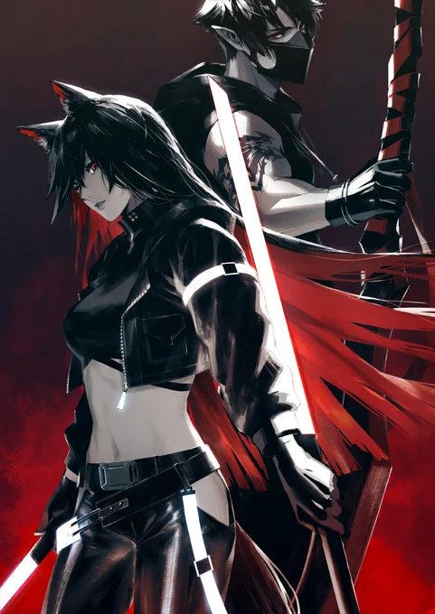 音律聯覚 狼魔#アークナイツ #明日方舟 #Arknights#テキサス #エンカク 