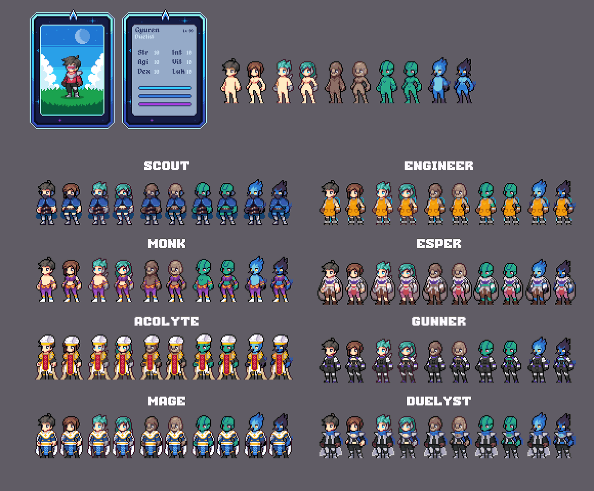 #Destarians as you embark on your journey on Gaia which character class will you choose?

10% of our #realyield will flow to our #cryptogames so choose carefully! 💸💸💸

#P2E #NFTGaming #Evmos #IBCgang <a href="/EvmosOrg/">Evmos // evmOS ☄️</a>