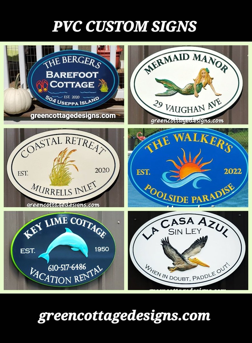 cottage_green's tweet photo. SOLID PVC SIGNS https://t.co/mxWEx0ly9j #Corolla #OBX #NagsHead #KittyHawk #HoldenBeach #beachsigns https://t.co/3XjCC6uEB1