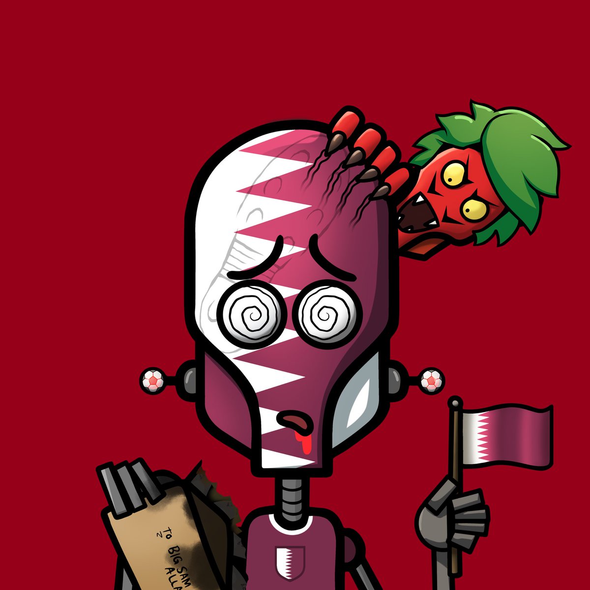 UltraRareRichie's tweet photo. Most important thing I’ve found since starting up Ultra Rare is to have fun and create NFTs you want to collect yourself!
That is how Dexbots #WorldCup was born - chance to showcase new tech for an event we love.
Will the Qataris be green or red at full time?
#dNFT #dexbots https://t.co/EKEXp9jqOz