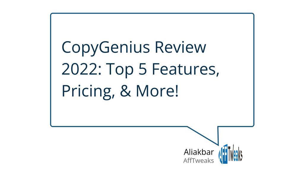 Afftweaks_'s tweet image. Free Plan: As the name suggests this is a free plan offered by CopyGenius for those who want to try this tool without spending money.

Read more 👉 lttr.ai/3OVt

#AiCopywritingTool #CopyGeniuscoupon #CopyGeniusdeals #CopyGeniusOffer #CopyGeniusCoupon