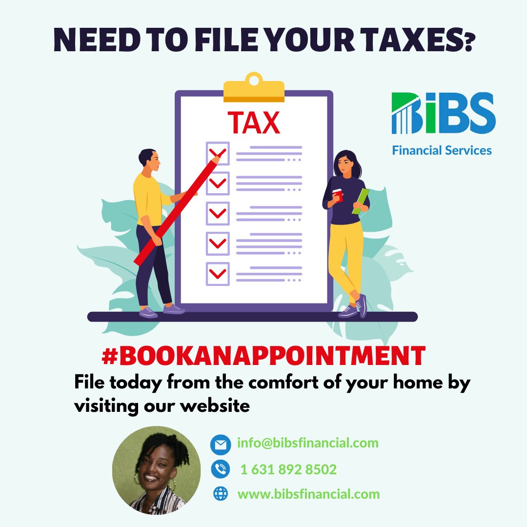 BibsFinancial's tweet photo. "Did you know you write off up to 2500in expenses as when purchasing certain assets ", lets work together to see how much we can help you write off to save on taxes.
Info@bibsfinancial.com
Call us- 1-631-892-8502
https://t.co/JJNmN0oIXU
.
.
.
#financialservices #tax https://t.co/JH4m0ywB8p