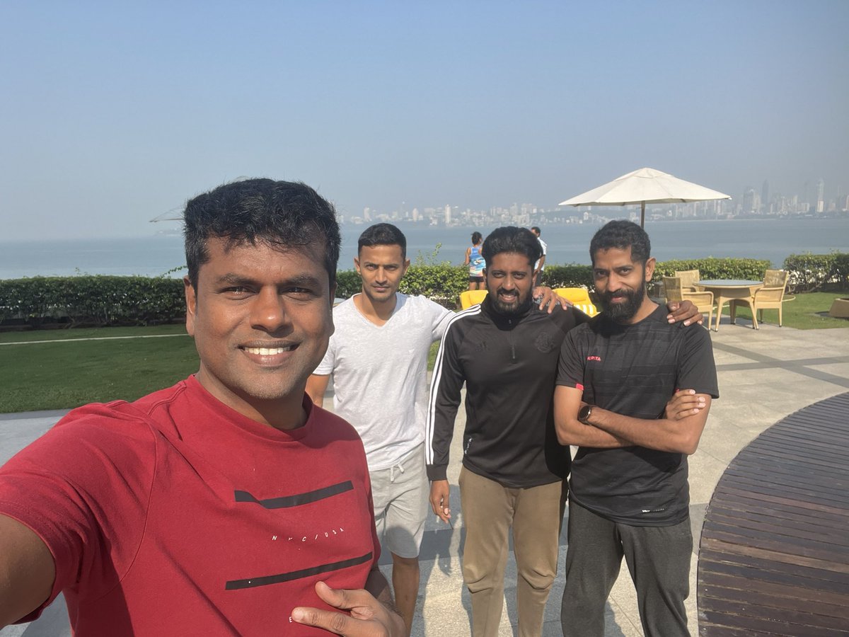 vijayan04's tweet photo. All set to kick start the most prestigious tournament in the world @FIFAWorldCup .This is the first time I am covering the World Cup along with this big talented team.super exiting to be a part of the shows and commentary at @Sports18 . Watch us on @JioCinema https://t.co/CrT1zURbD0