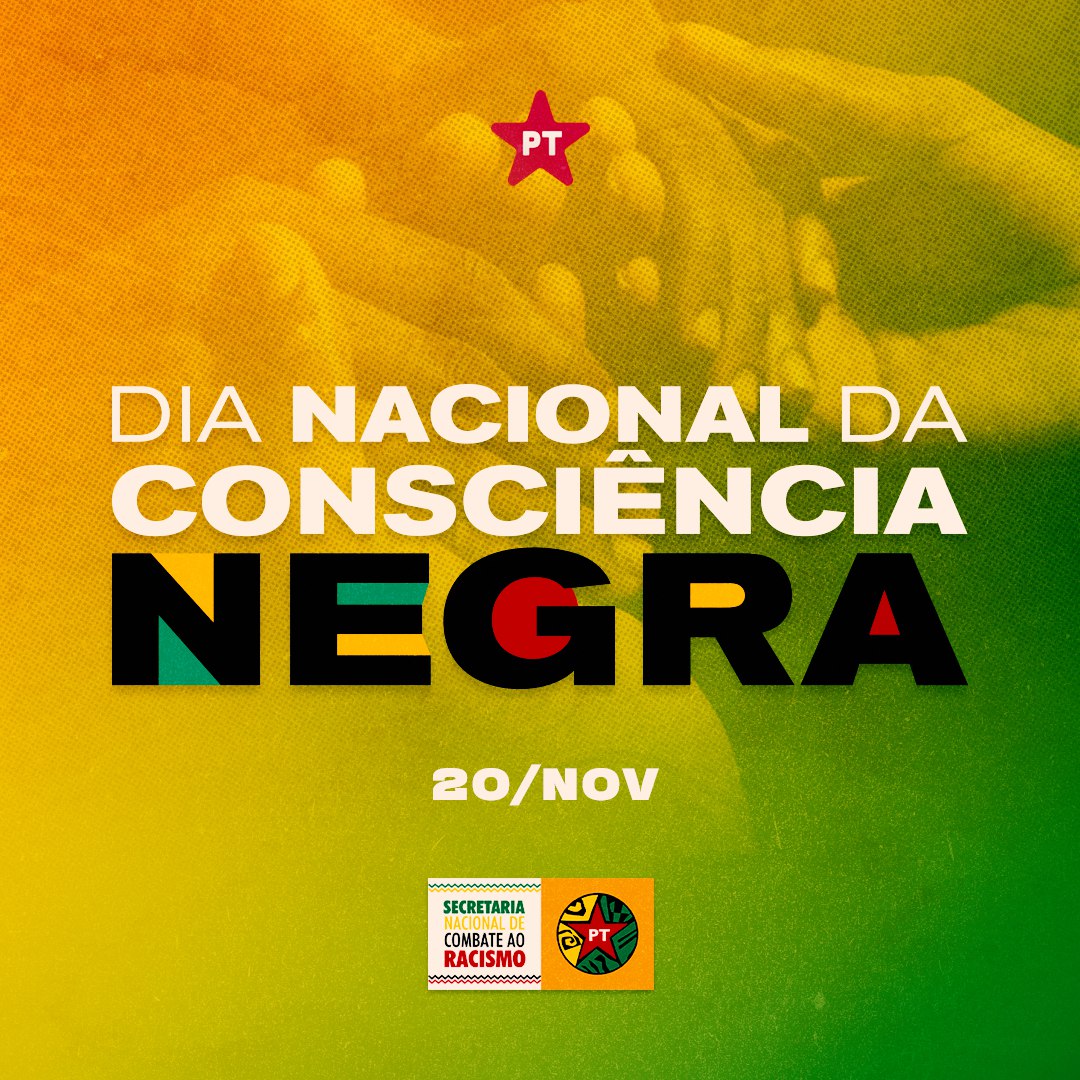 As vozes de luta e de resistência do povo negro vão ocupar o Brasil ✊🏿✊🏾🚩

Hoje, 20 de novembro, é o Dia da Consciência Negra! O Brasil precisa reconhecer a dívida histórica com negras e negros deste país!