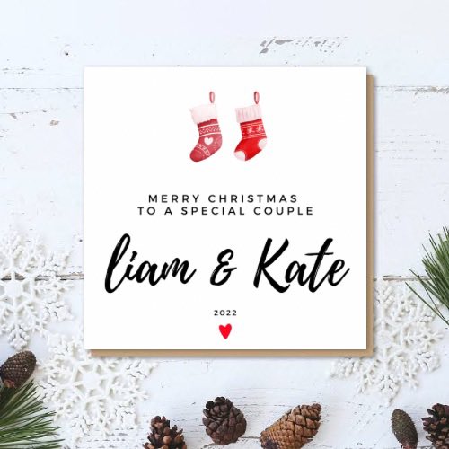 Ellastration_'s tweet photo. Personalised Christmas Card for that special couple🎁

Shop now on Etsy. 10% off and free delivery with every order! 

https://t.co/UADIP0Dpvb

#christmas2022 #personalisedgifts #funnycards #funnychristmas #FIFAWorldCup #etsyseller https://t.co/MdUGCKnWOQ