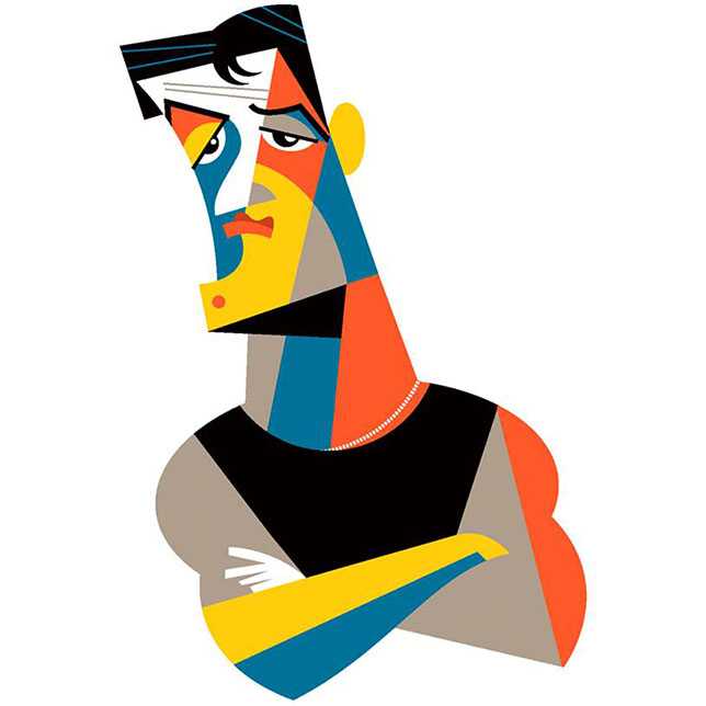 'Stalone' by Pablo Lobato, an Argentinian graphic designer and illustrator, Pablo Lobato #art #illustration