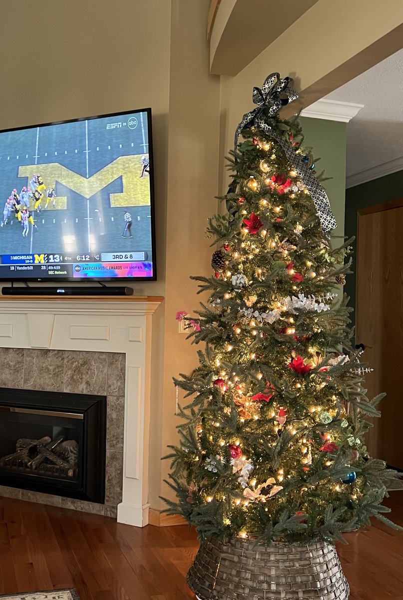 Sandy_Mackey's tweet photo. My grandkids decorated my Christmas tree from top to bottom. The best part was going through the old family ornaments. The funniest part was when he said “when you die, can I have this one” 😆 🧩 #autism #alwayshonest #alwaystothepoint #alwaysawesome 💜 https://t.co/zWD1dxMQuq