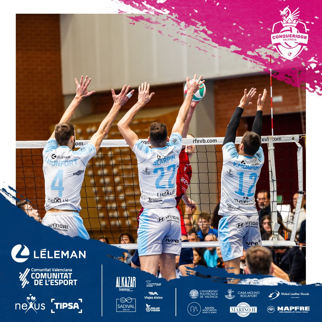 ConqueridorV's tweet photo. 🏐 VICTORIA, TRES A CERO EN CASA Y MUY CERCA DE LA COPA

Hoy hemos dado una alegría a nuestra afición. Victoria por 3-0 en casa y nos acercamos a la Copa del Rey. Partidazo de los nuestros y a seguir trabajando.

#VamosConque https://t.co/EqOtAiBwv6
