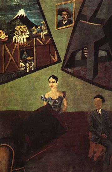 "Pancho Villa y la Adelita." (1927)

#FridaArt #FridaKahlo #20deNoviembre #RevoluciónMexicana