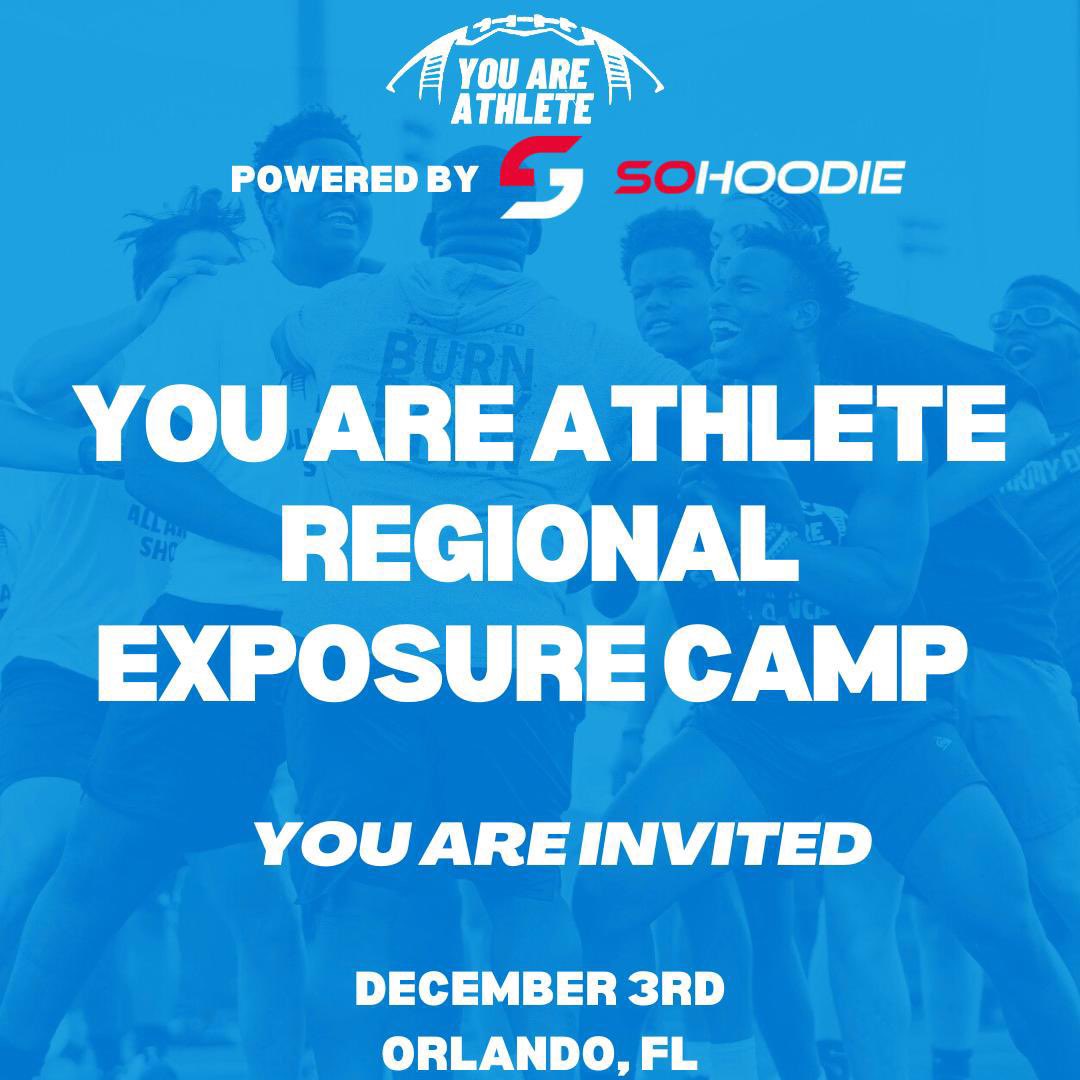 Blessed to receive an invitation for the Regional Exposure Camp 🙏🏼<a href="/youareathlete/">You Are Athlete</a>
