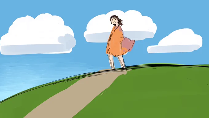 わかりやすく色つけるとこんな感じです。 