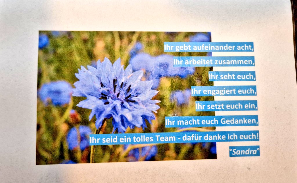 Überraschung fürs Team ist fertig. Stell ich nachher in die Teeküche der Kita.
Wertschätzung ist so wichtig, gute Mitarbeiter zu halten ebenso 💜
#twkita
#team
#Wertschätzung
#kitaleitung